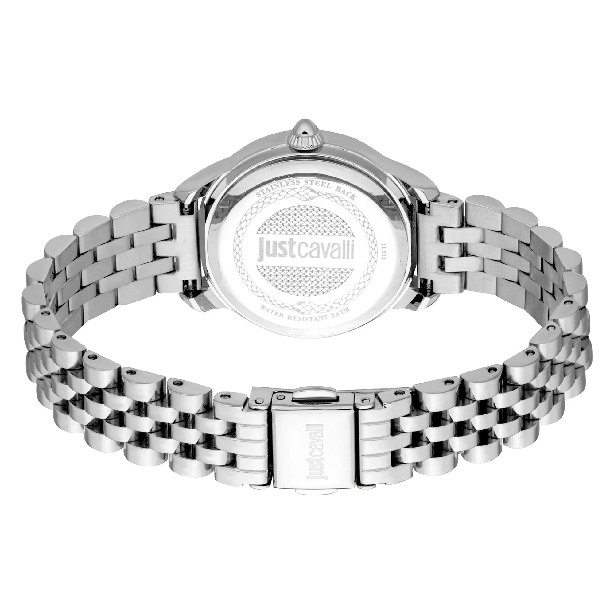Womens Just Cavalli Allegra JC1L333M0015 Stainless Steel Chronograph Watch