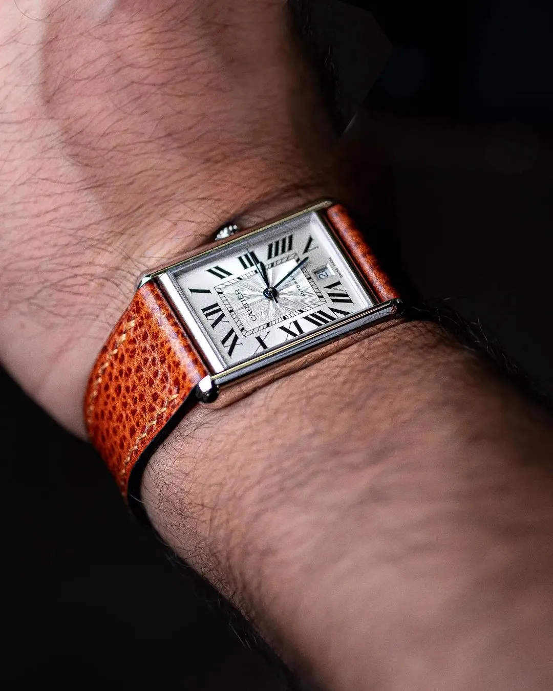 Textured Coffee Beans Watch Strap