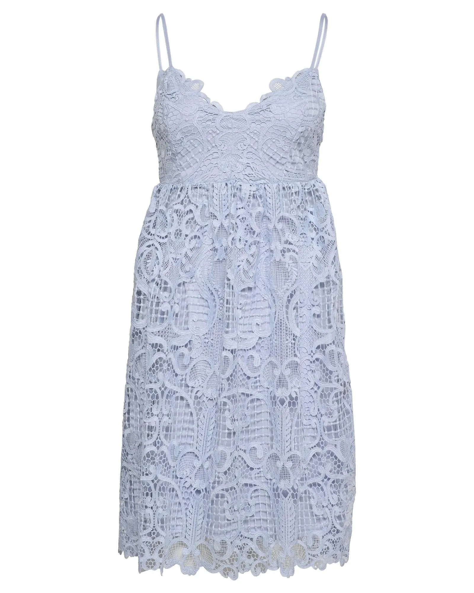 Vila Clothes Women's Lace Mini Dress